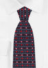 Jacob Alexander Men's Happy Valentine's Day Hearts and Love Arrows Pre-Tied Zipper Neck Tie - Black White Red...