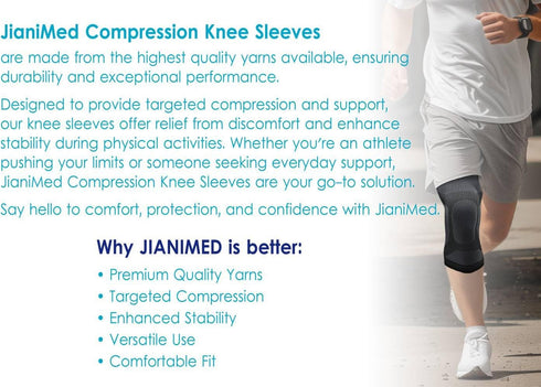 Compression Knee Sleeve– MITTEX Series, Lightweight, Snug Fit, Knee Pain, Knee Support, Meniscus Tear ACL & Arthritis Pain Relief, Daily Use, Taiw...