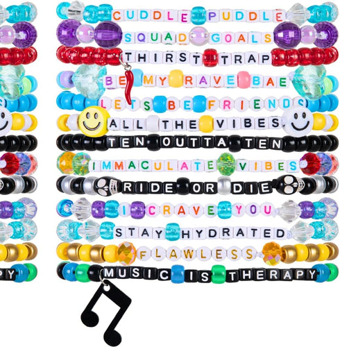 Good Vibes' Collection (13 Rave Bracelets)...