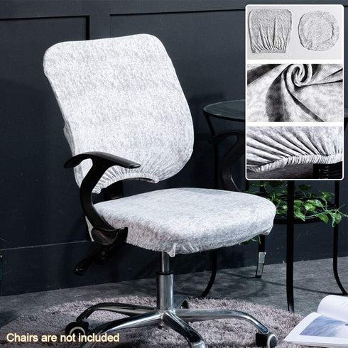 Office Separated Chair Cover, Computer Office Chair Cover Protective, Modern Computer Office Swivel Chair Cover Separate Stretchable Removable(Pin...