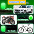 Tire Valve Stem Caps for Car, 5PCS Fluorescent Valve Stem Caps, Noctilucous Tire Air Caps Cover, Illuminated Auto Wheel Valve Stem Cap Fit for Car...
