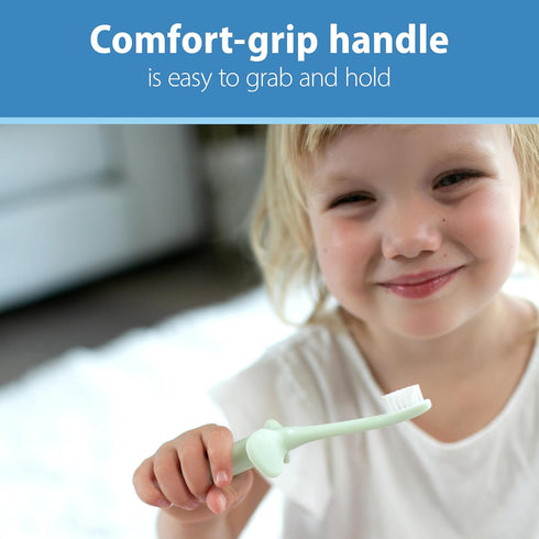 Dr. Brown's Infant-to-Toddler Toothbrush, Elephant, Mint, 0-3 Years...