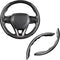 Cartist Carbon Fiber Steering Wheel Cover - Anti-Slip, Comfortable Grip for Men/Women - Durable, Universal Car Accessory (Black)...