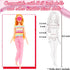 30 Pcs Doll Clothes and Accessories for Doll, 11.5 Inch Doll Outfit Collection Including 1 Set 9 Tops 9 Pants 10 Pairs Shoes(Random Style), for Gi...