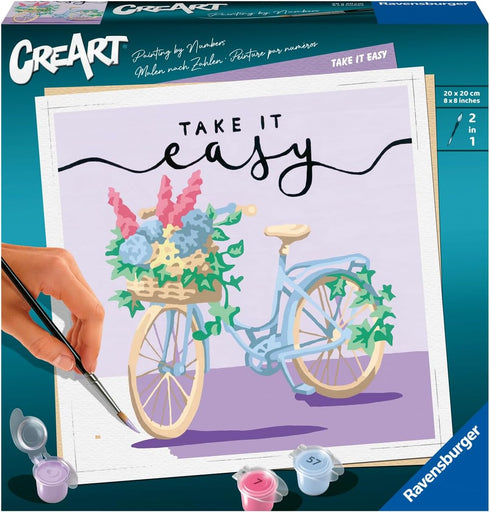 Ravensburger Take it Easy Paint by Numbers Kit for Adults - 20099 - Painting Arts and Crafts for Ages 12 and Up...
