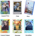 3" Dual Sided Clear Acrylic Refrigerator Magnetic Photo Frame, Frameless Display Compatible with Fujifilm Mini 9 8 8+ 2x3 Photo...