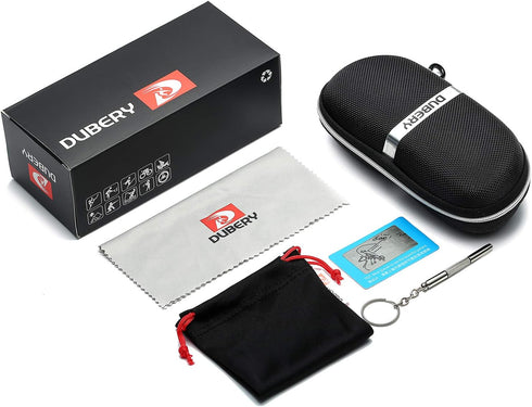 DUBERY Sport Polarized Sunglasses for Men UV Protection Driving Fishing Sun Glasses D620...
