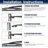 X AUTOHAUX 350mm 14 Inch Rear Window Windshield Wiper Blade for Honda CR-V 07-11 for Subaru Forester 06-22 for Legacy 05-09...