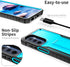 ExoGuard for MOTO G Stylus 2022 Case, Rubber Shockproof Full-Body Cover Case Come with a Tempered Glass Screen Protector and Kickstand Compatible ...