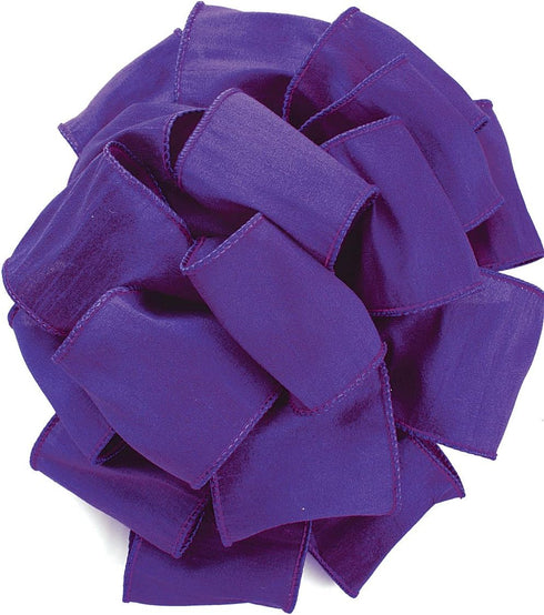 Offray Wired Edge Anisha Craft Ribbon, 2-1/2-Inch Wide by 10-Yard Spool, Purple...