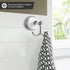 Design House Accessories Bathroom Hardware, Robe Hook, Polished Chrome and White...