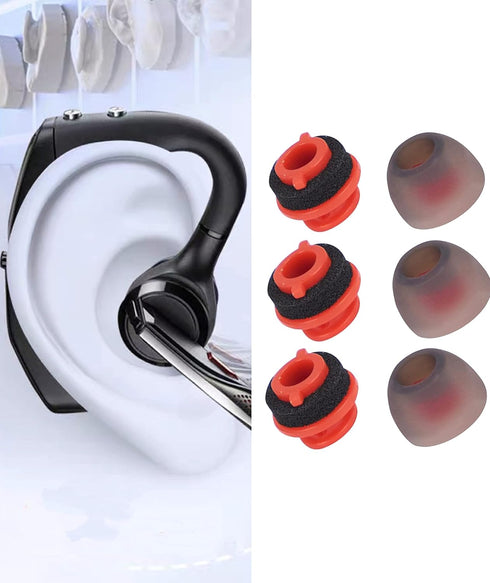 3X Replacement Ear Tips for Plantronics Voyager 5200 Series Headset Headphones,Ultra Comfort Silicone in-Ear Eartips for Poly Voyager 5210 5220 Ea...