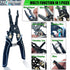 9 in 1 Wire Stripper Tool, Wire Strippers electrical, 8" Cable Cutting Tool for Wire Stripping Cutting and Crimping (10-20 AWG Solid and Stranded ...