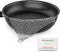 AMAGABELI GARDEN & HOME 8” x 8” 316 Stainless Steel Cast Iron Cleaner Chainmail Scrubber for Cast Iron Pan Skillet Cleaner for Dishes Glass Pre-Se...