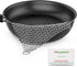AMAGABELI GARDEN & HOME 8” x 8” 316 Stainless Steel Cast Iron Cleaner Chainmail Scrubber for Cast Iron Pan Skillet Cleaner for Dishes Glass Pre-Se...