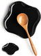 Spoon Holder, Porcelain Spoon Rest with Deep Drip Tray for Kitchen Counter, for Multiple Utensils, Heat-Resistant, Cute Spoon Rest for Spoons, Lad...