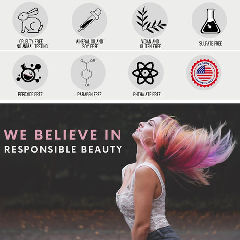 Watercolors Intense Metallic Color Depositing Sulfate & Paraben Free Shampoo, Maintains & Enhances Haircolor - Steel 8.5 oz...