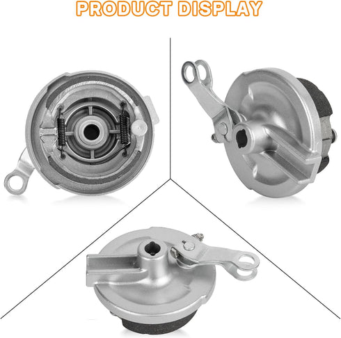 Front Rear Drum Brake Pad Shoe, PSLER motorcycle Wheel Brake Shoe Drum Hub Cover Suitable for XR50 CR50 CRF50 mini motorcycles produced in China (...
