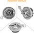Front Rear Drum Brake Pad Shoe, PSLER motorcycle Wheel Brake Shoe Drum Hub Cover Suitable for XR50 CR50 CRF50 mini motorcycles produced in China (...