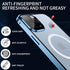 Jonwelsy Case for iPhone 13 Pro Max, Compatible with Magsafe 360 Degree Full Body Protection Case Magnetic Attraction Metal Bumper+Front Glass+PC ...
