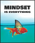 Posterizer 1 pcs-Mindset is Everything-shark goldfish-Motivational & Inspirational Girls room art-Decor for Bedroom, Office- UNFRAMED Wall Art...