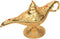 LAUYOO Classic Aladdin Magic Genie Lamp Legend Wishing Light Costume Lamp Metal Carved Arabian Props for Home Tabletop Decoration Party Birthday H...