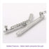 Spinningdaisy Bold Crystal Initial Gleam Hair Pin A Silver...