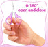 2 Pack Small Sewing Scissors Stainless Steel Crafting Scissors Sharp Scissors with Cover, Precision Portable Scissors for Embroidery Quilting Sewi...