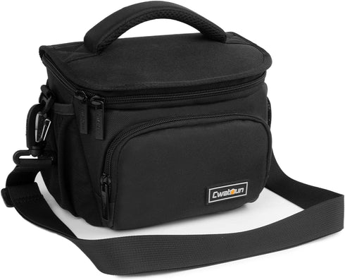 Cwatcun Small Camera Bag Compact Camera Shoulder Bag, Waterproof Digital Camera Crossbody Case, Travel Photography Bag for Canon, Nikon, Sony, Fuj...
