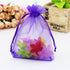 4x6 Inch Organza Gift Bags with Drawstring for Jewelry,Candy,100 Pcs Purple Sachet,Sheer Fabric Mesh Pouches for Baby Shower,Girl Birthday Present...