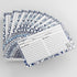 Recipe Cards 4" X 6" Double-Sided Premium Thick Card Stock Great Gift for Amateurs or Experienced Chefs (Pack of 50) (Blue)...
