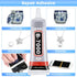 B7000 Glue for Rhinestones Crafts, 3PCS 50ML 1.68fl.oz Clear B-7000 Super Jewelry Glue Transparent Industrial Adhesive for Fabric Phone Repair Jew...