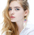 4 Pairs Butterfly Wing Drop Earrings Butterfly Fairy Dangle Earrings Multicolored Butterfly Wing Hook Earrings Simulation Insect Butterfly Wings f...