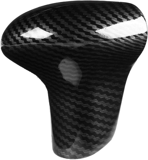 Fydun Gear Shift Knob Car Carbon Fiber Interior Shift Knob Cover Trim Shift Knob Cover Handbrake Grip Interior Decor for A5 / 2012-2016...