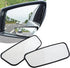 Pack-2 Car Side Rearview Mirror Blind Spot Mirror, 3.74" x 1.41" Car Parking Auxiliary Mirror, HD Convex Curved Wide Angle Looking Glass, Universa...