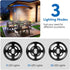 Patio Umbrella Light 3 Lighting Modes Cordless 28 LED Lights,4 AA Battery Operated Umbrella Pole Light for Patio Umbrellas Camping Tents or Outdoo...