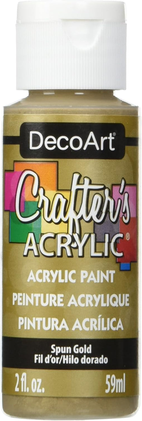 DecoArt Acrylic Paint, 2 Fl Oz (Pack of 1), Spun Gold...