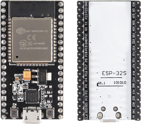 Aokin ESP32 ESP-32S NodeMCU-32S ESP-WROOM-32 Development Board 2.4 GHz WiFi and Bluetooth Dual Cores Microcontroller ESP-WROOM-32 Chip for Arduino...