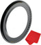 Breakthrough Photography 49mm to 62mm Step-Up Lens Adapter Ring for Filters, Made of CNC Machined Brass with Matte Black Electroplated Finish...