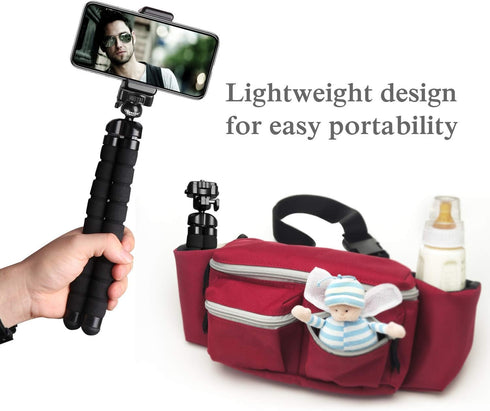 UBeesize Phone Tripod, Premium Flexible Phone Tripod with Remote and Phone Mount, Mini Tripod Stand for Camera, GoPro...