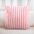 Super Soft Throw Pillow Cover 20x20 Double Side Home Decor Faux Fur Pillowcase Bold Stripe Extra Thick Cushion Cover for Couch 100% Polyester, 50x...