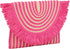 Women Fringe Straw Clutch Purses Envelope Summer Beach Bags Woven Clutch Handbags...