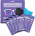 Microfiber Eyeglass Cleaning Cloths - Premium Japanese Microfiber Cleaning Cloth for Glasses, Lens Cleaner for Glass, Screens, Electronics & Other...