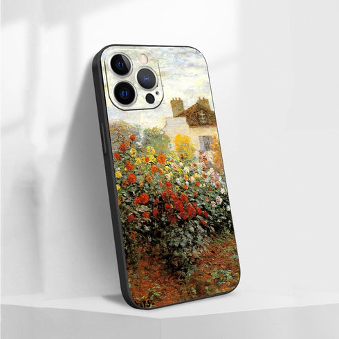 Case for iPhone 15 Pro Max, Classic Art Monet Painting Retro Landscape Phone Case for Women Men, Flexible TPU Slim Protective Phone Cover iPhone 1...