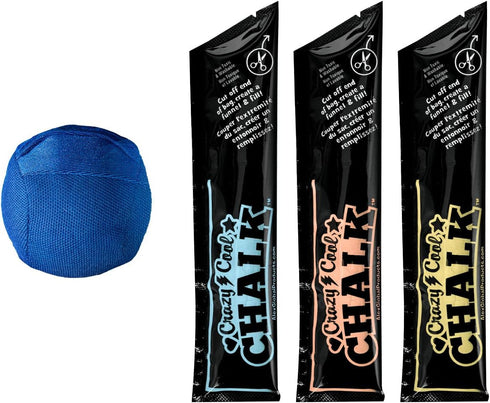 Crazy Cool Chalk - Bounce Ball - Washable, Non-Toxic, Chalk for Kids. Fun and Colorful Sidewalk Chalk for Creative Playtime on the Sidewalk or Dri...