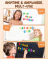 104PCS Magnetic Letters Numbers Alphabet Fridge Magnets ABC 123 Preschool Educational Learning Plastic Colorful Toy Set Uppercase Lowercase Math S...