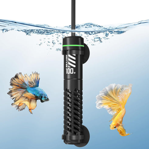 50W 100W Small Submersible Aquarium Heater, Constant Temperature 77?, Betta Fish Tank Heater Suitable for Saltwater and Freshwater, 5/10/20 Gallon...