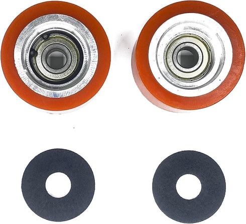(2PC) 70298701-70568201-70616701 orange roller bearing Compatible With Alliance, Compatible With Huebsch, Compatible With Speedqueen...