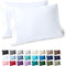 Bare Home Microfiber Pillow Cases - King Size Set of 2 - Cooling Pillowcases - Double Brushed - White Pillowcases 2 Pack - Easy Care (King Pillowc...