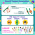 Pencil Charms Bulk for Kids Pencil Clips Pencil Clip Decorations Fun Food Pencil Toppers Accessories Straw Toppers for Pupil Junior School Prize S...